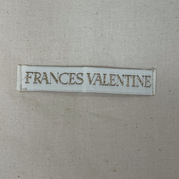 Frances Valentine Beige Fabric Dust  Bag 16”x 16”‎ - Picture 2 of 3